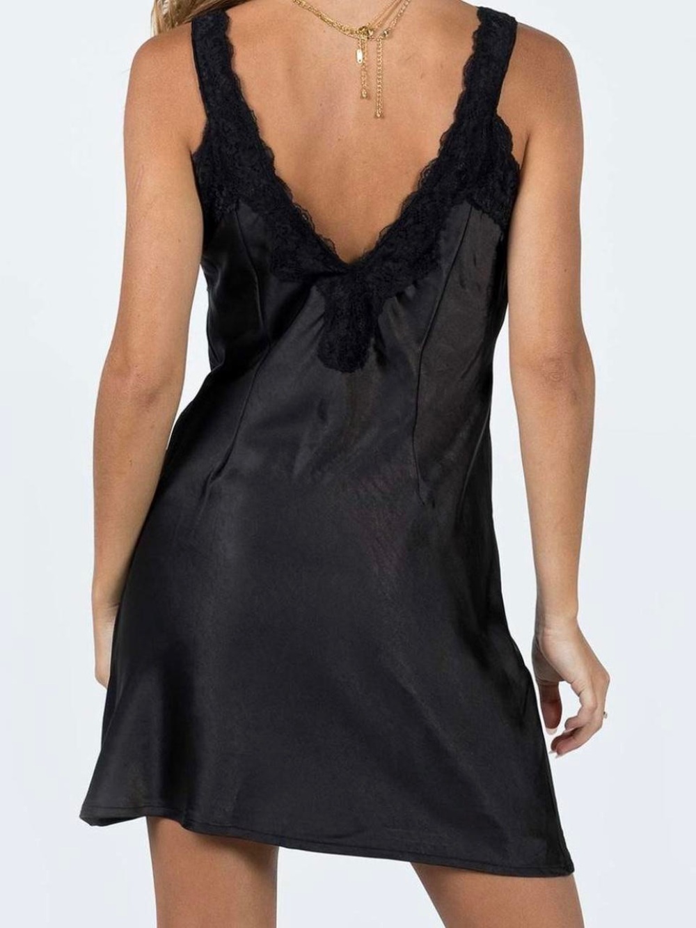 Princess Polly Walta Mini Dress Black - Size 2 - Picture 5 of 8